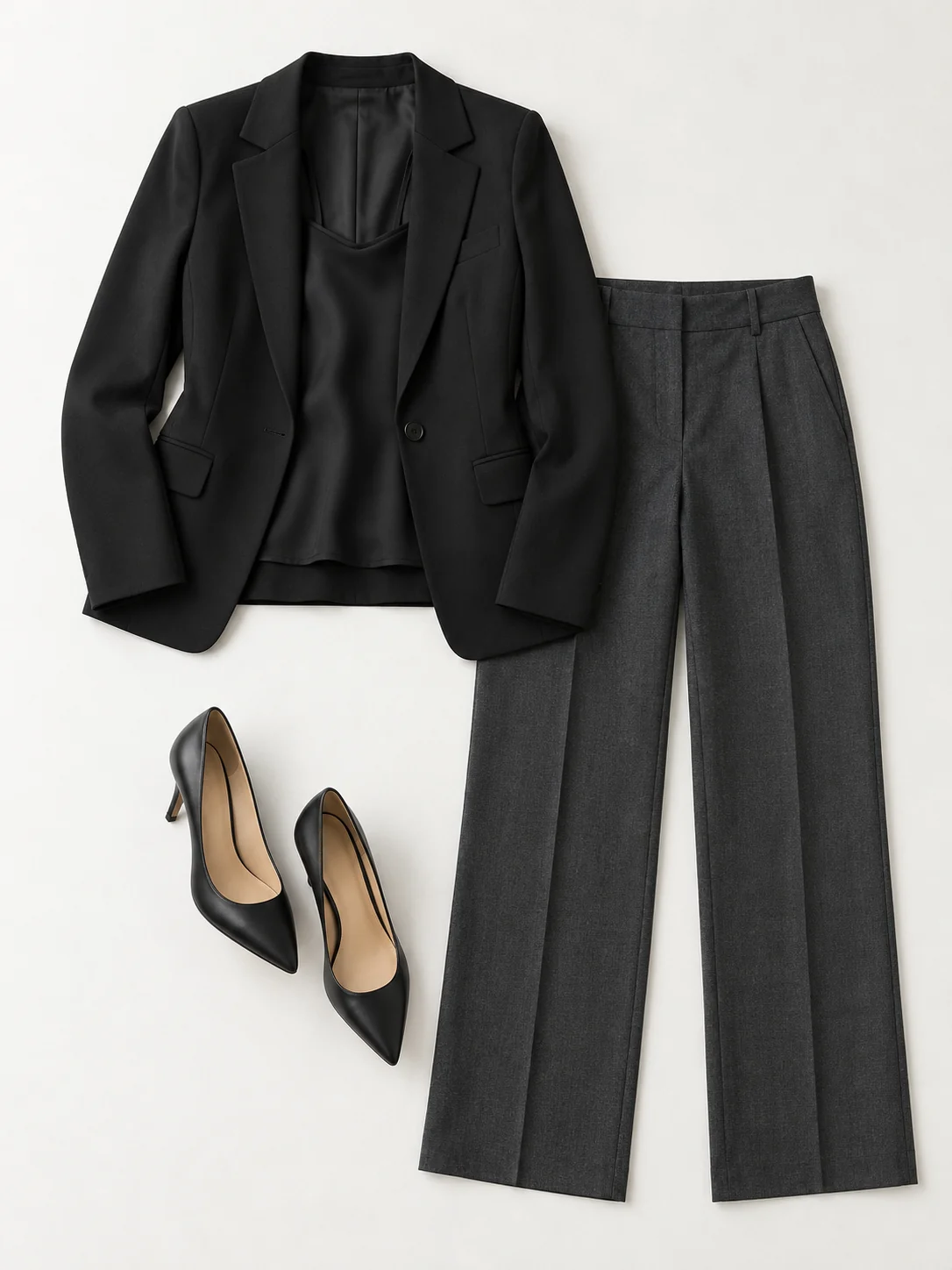 Original outfit reference: Black Tailored Suit