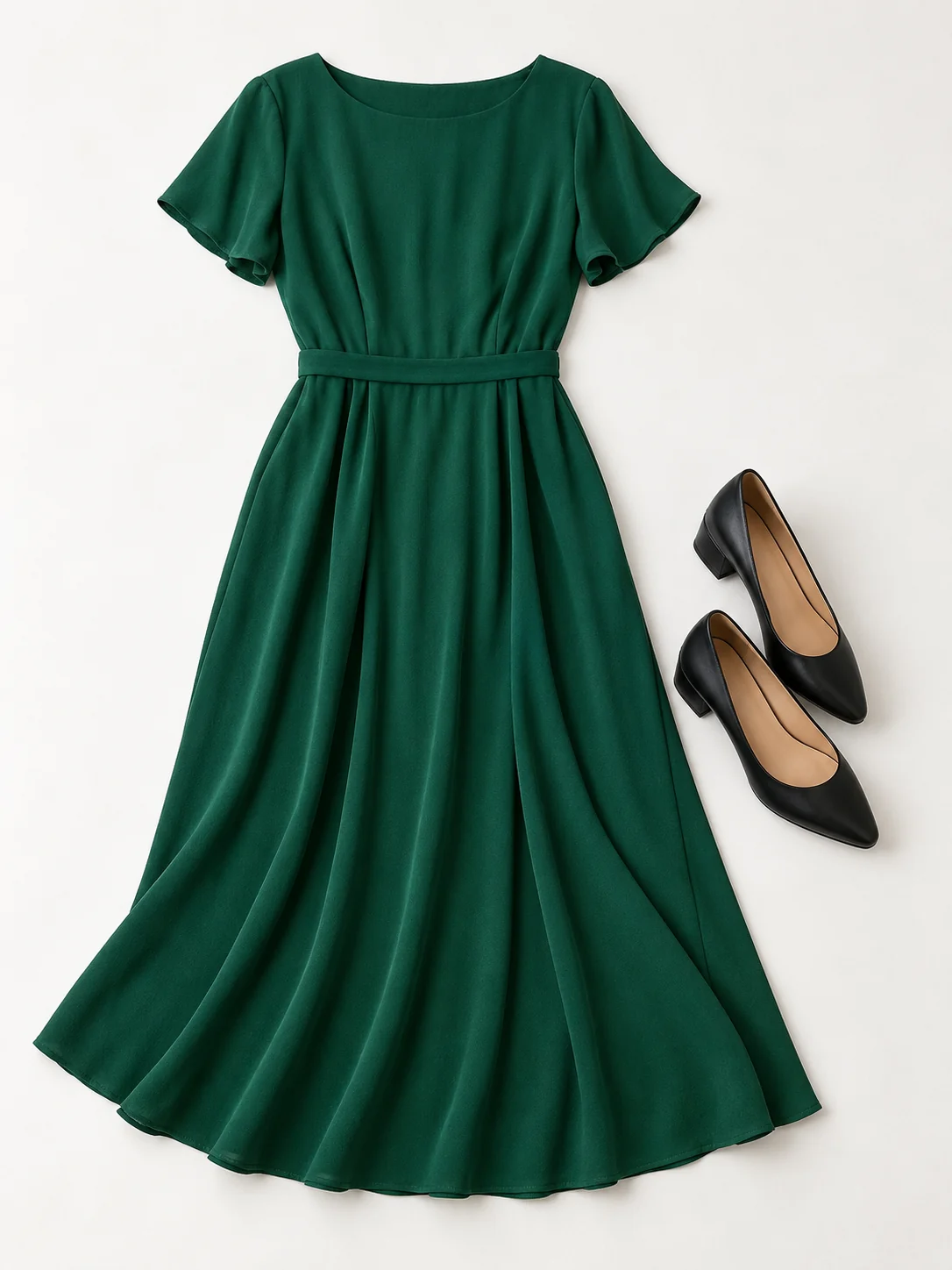 Original outfit reference: Emerald Midi Dress
