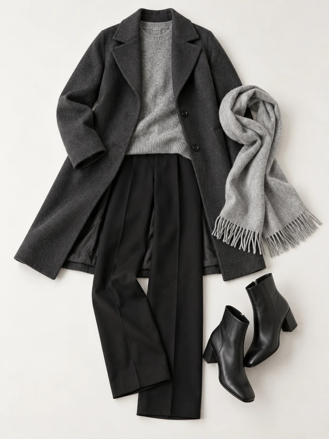 Original outfit reference: Winter Charcoal Layers